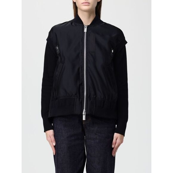 Sacai Waistcoat Woman Black